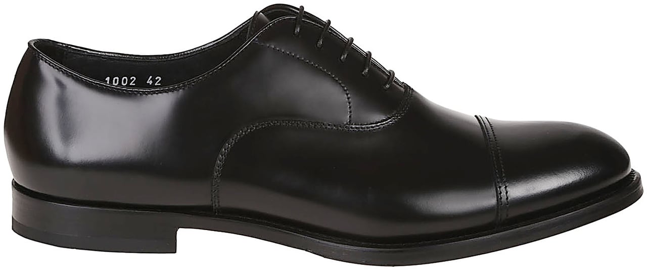 Doucal's Cap Toe Oxfords Black Zwart