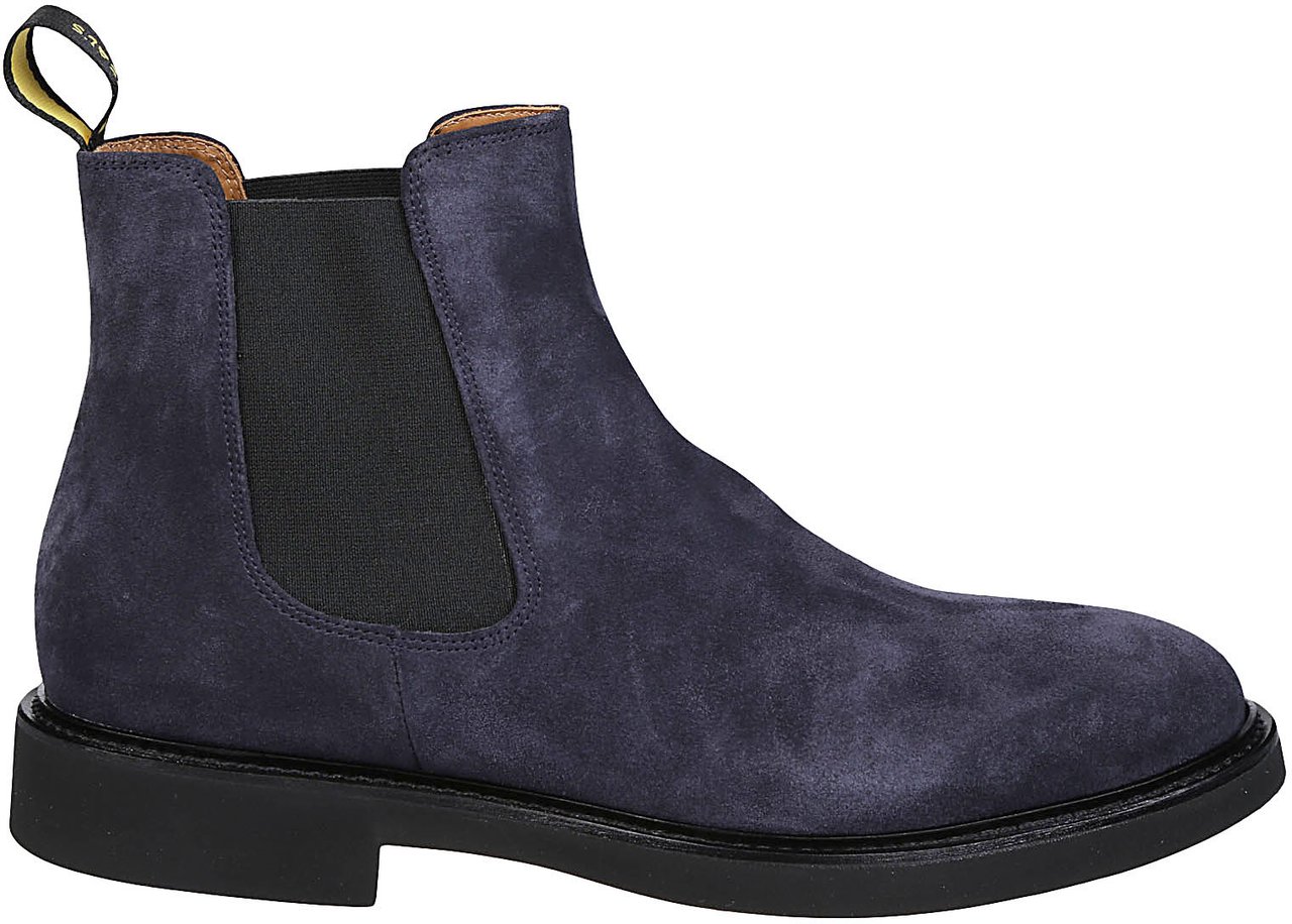 Doucal's Visone Beatles Ankle Boots Blue Blauw
