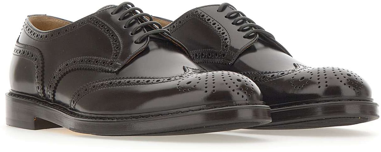 Doucal's Flat Shoes Brown Bruin