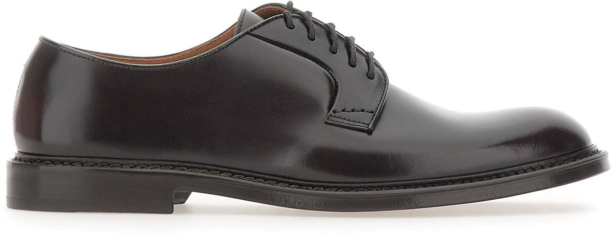 Doucal's Flat Shoes Brown Bruin