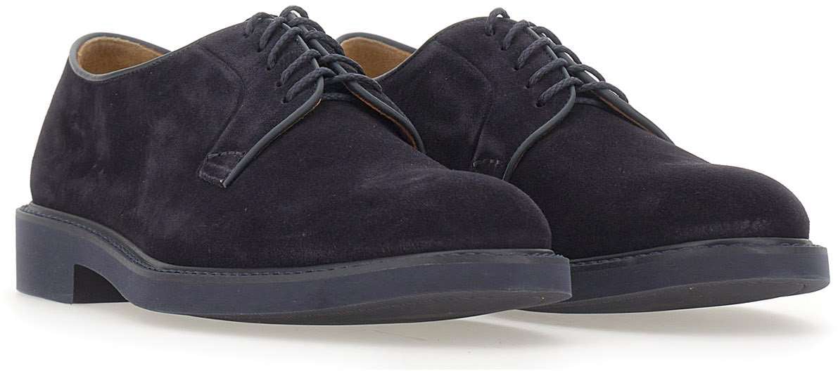 Doucal's Flat Shoes Blue Blauw