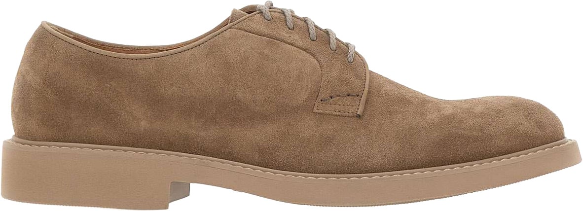 Doucal's Flat Shoes Brown Bruin