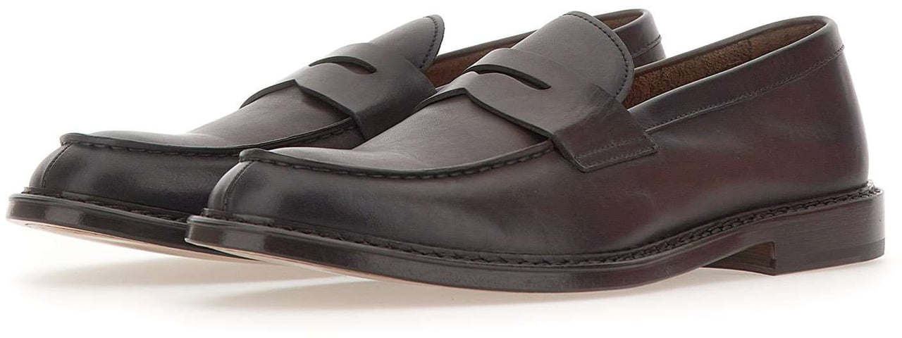 Doucal's Flat Shoes Brown Bruin