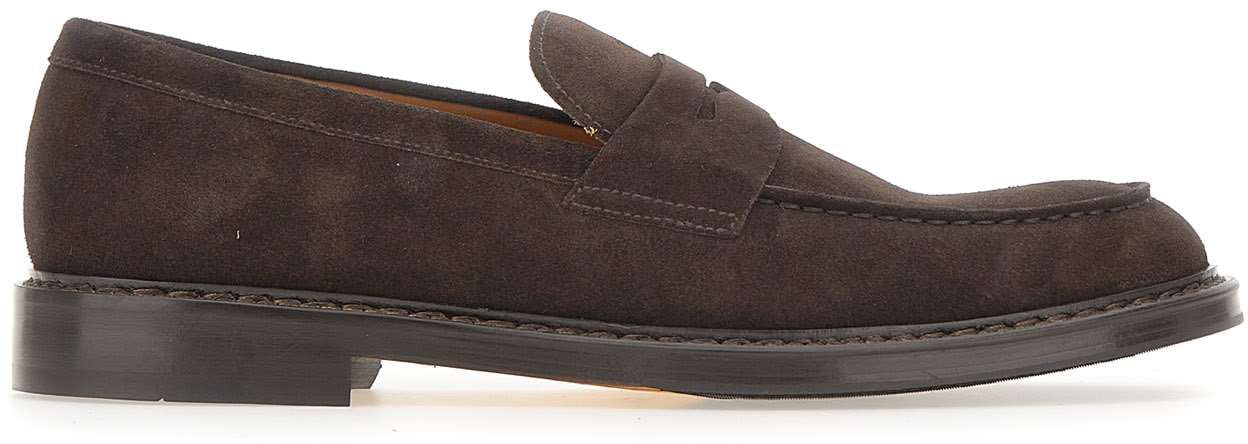 Doucal's Flat Shoes Brown Bruin