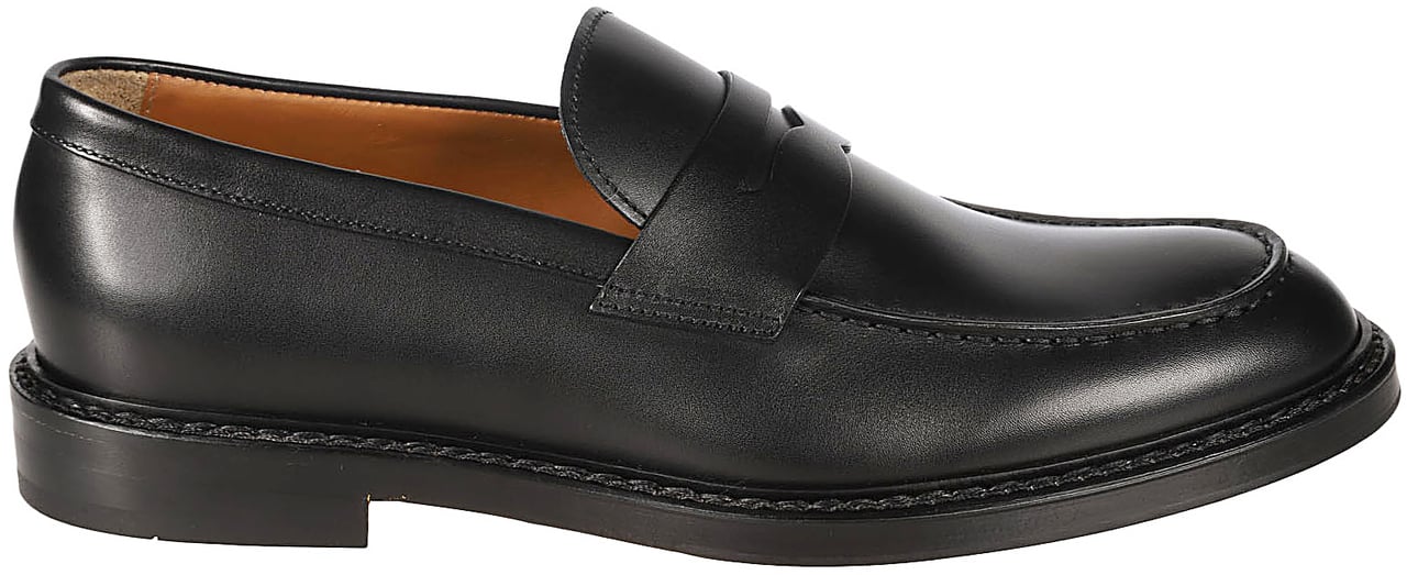 Doucal's Penny Loafers Black Zwart