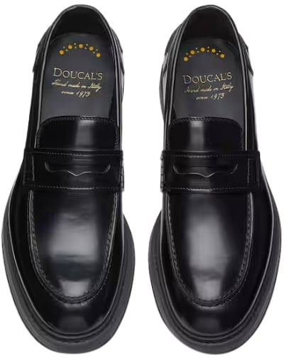Doucal's Flat Shoes Black Zwart
