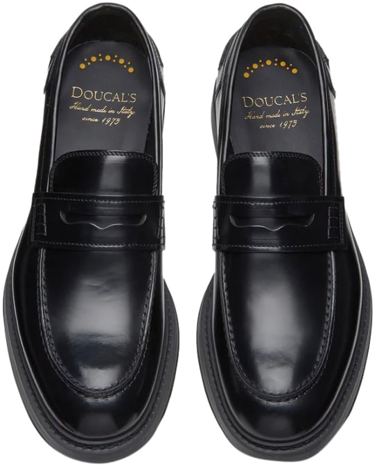 Doucal's Flat Shoes Black Zwart