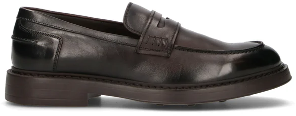 Doucal's Flat Shoes Brown Bruin
