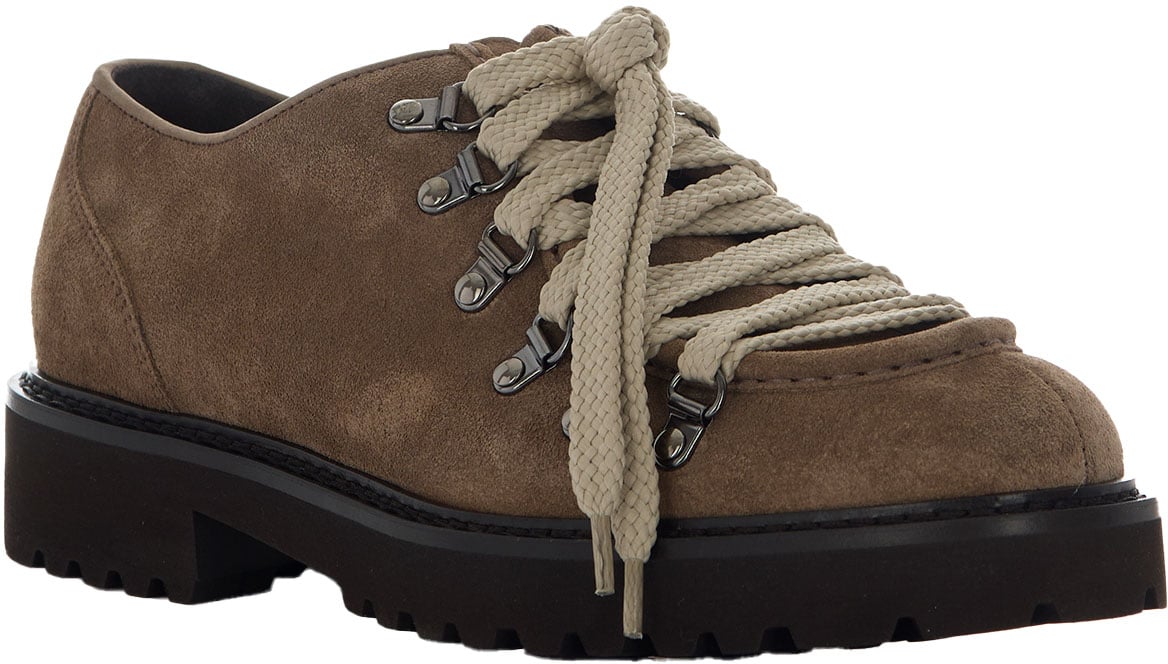 Doucal's Flat Shoes Cacaofdo Tmoro Bruin