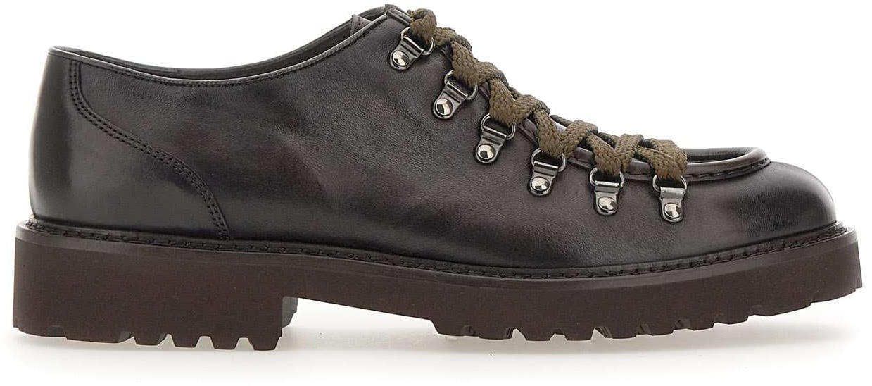 Doucal's Flat Shoes Brown Bruin