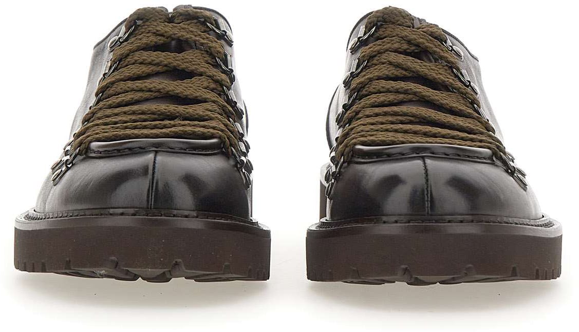 Doucal's Flat Shoes Brown Bruin