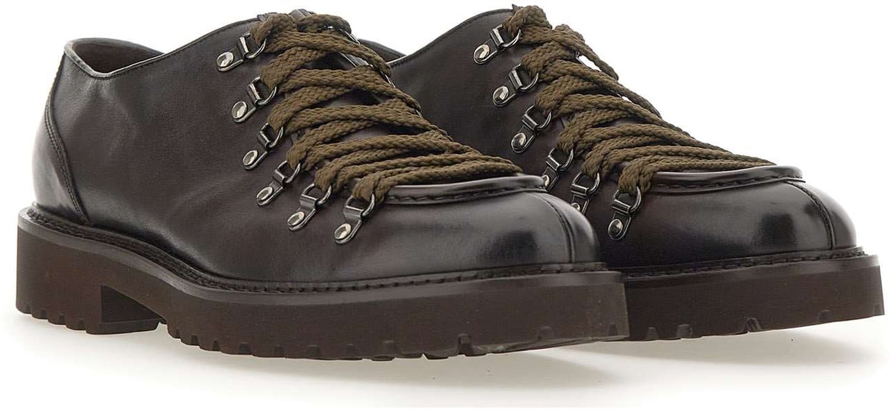Doucal's Flat Shoes Brown Bruin