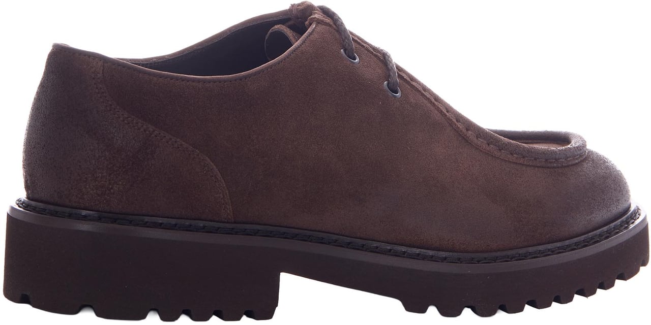 Doucal's Flat Shoes Commander Creta+F.Do T.Moro Bruin