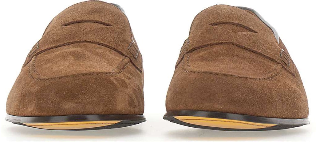 Doucal's Flat Shoes Brown Bruin