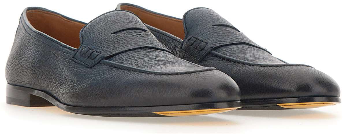 Doucal's Flat Shoes Blue Blauw