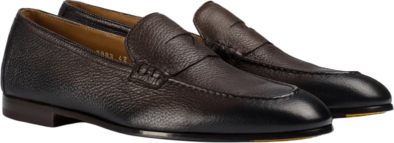 Doucal's Flat Shoes Brown Bruin