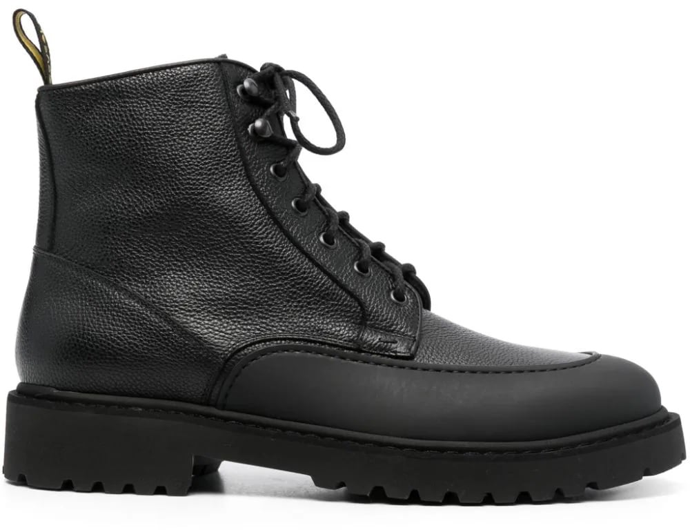 Doucal's derby boot black Zwart