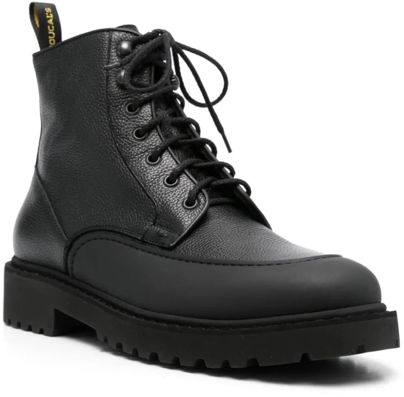 Doucal's derby boot black Zwart