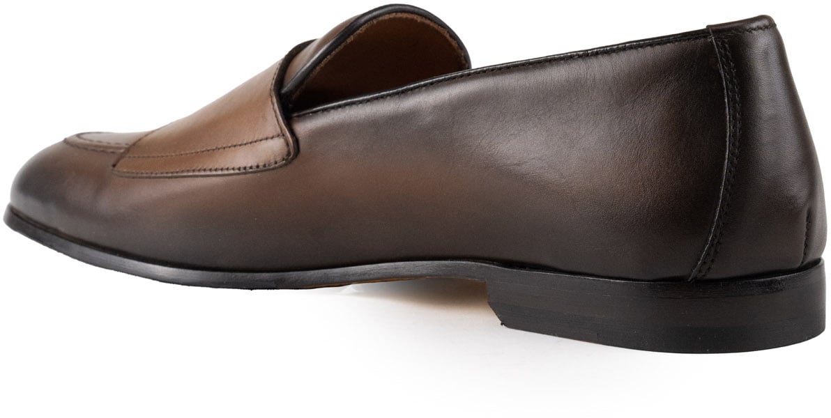 Doucal's Flat Shoes Brown Bruin