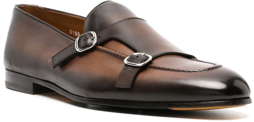 Doucal's Flat Shoes Brown Bruin