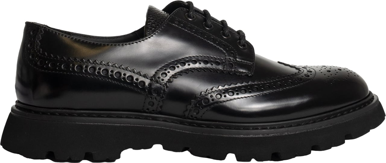 Doucal's Flat Shoes Nerofdo Nero Zwart