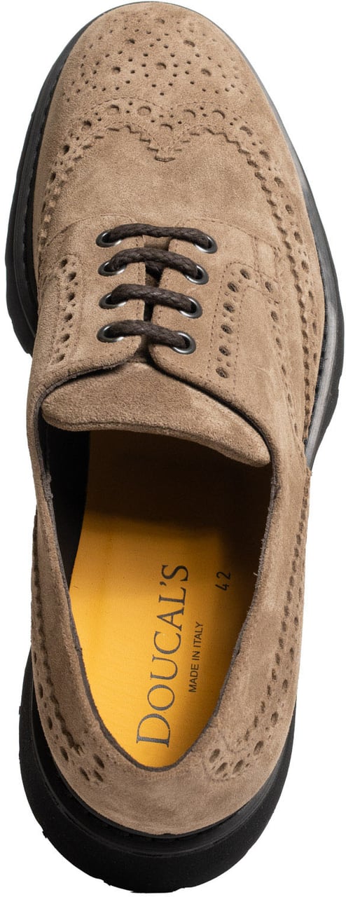 Doucal's Flat Shoes Cacaofdo Nero Bruin