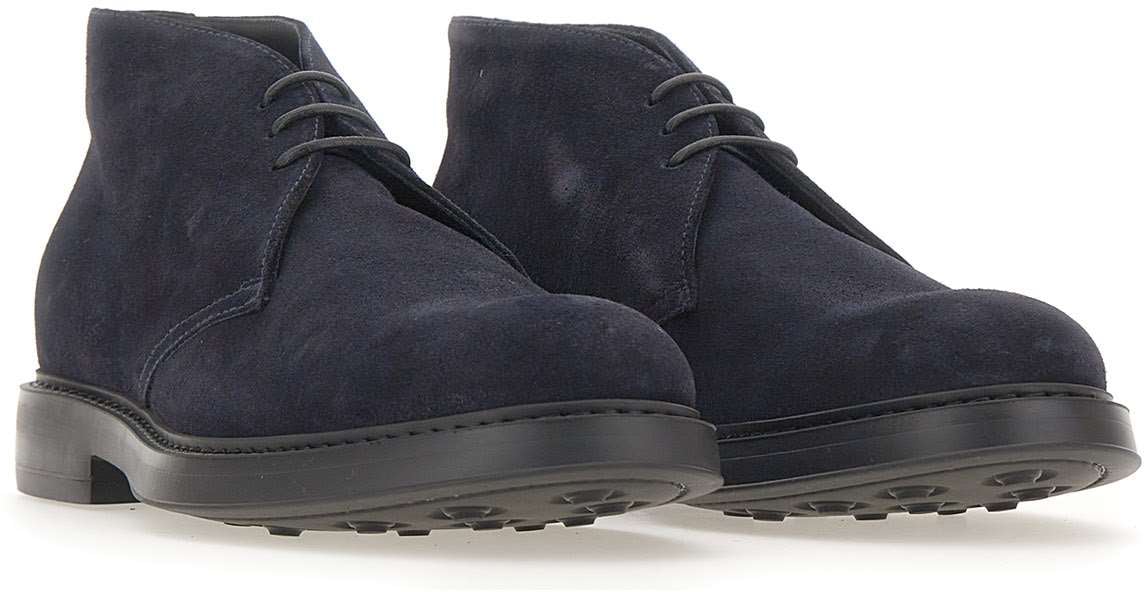 Doucal's Flat Shoes Blue Blauw