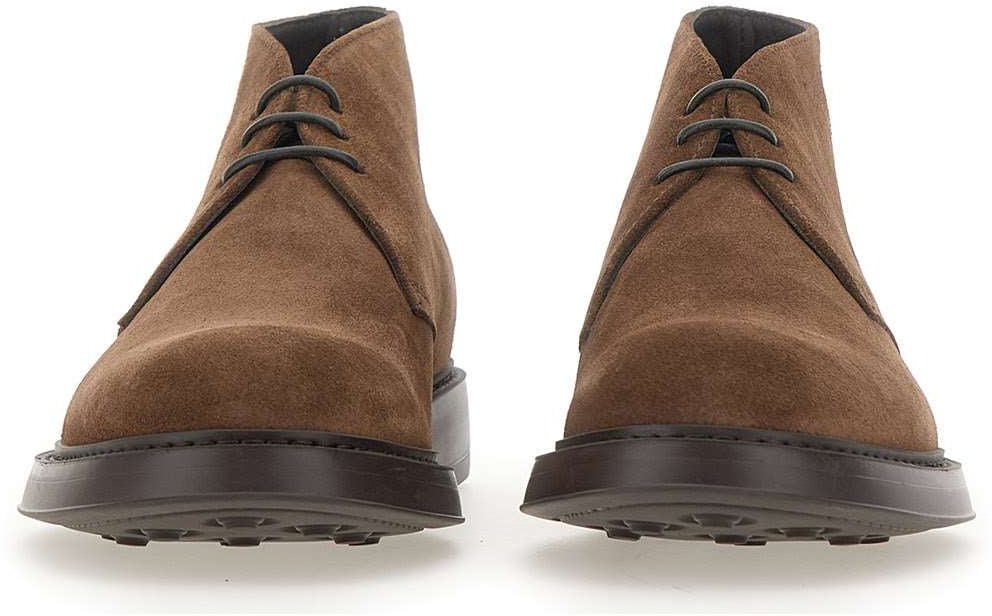 Doucal's Flat Shoes Brown Bruin