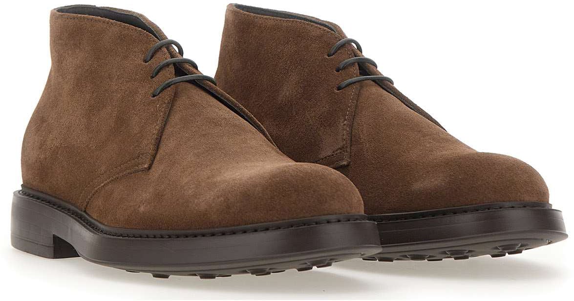 Doucal's Flat Shoes Brown Bruin