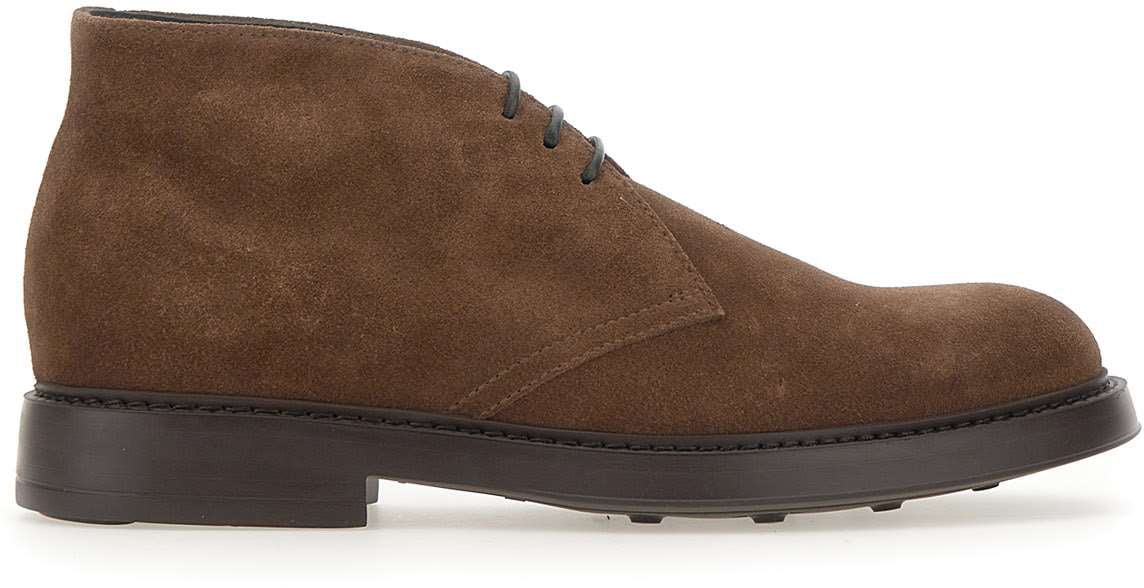 Doucal's Flat Shoes Brown Bruin