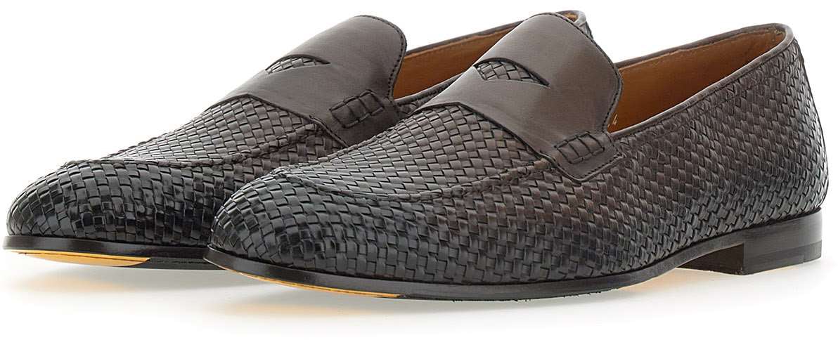 Doucal's Flat Shoes Brown Bruin