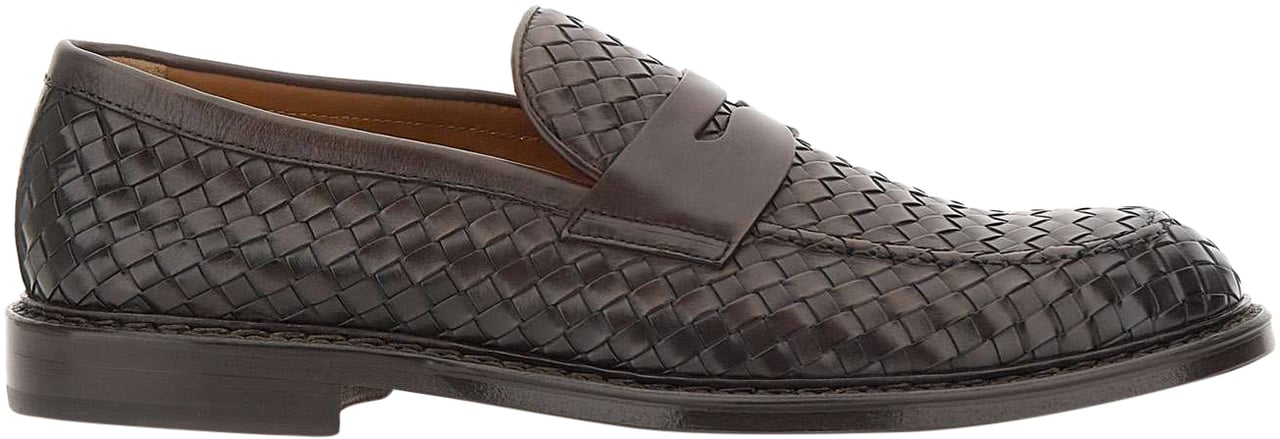 Doucal's Flat Shoes Brown Bruin
