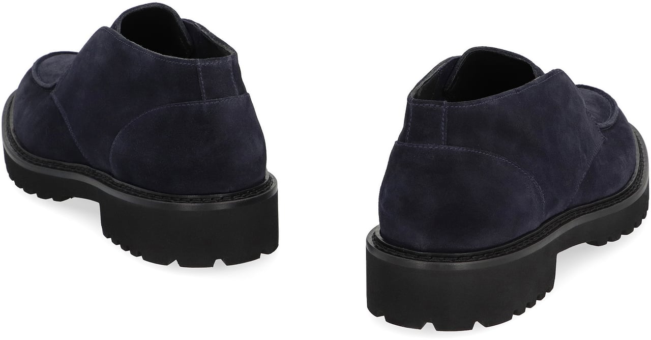 Doucal's Suede desert boots Blauw