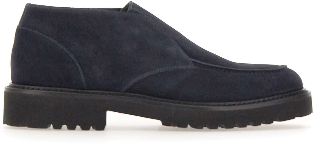Doucal's Flat Shoes Blue Blauw