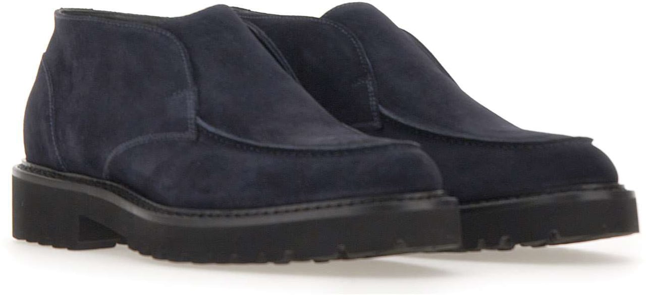 Doucal's Flat Shoes Blue Blauw