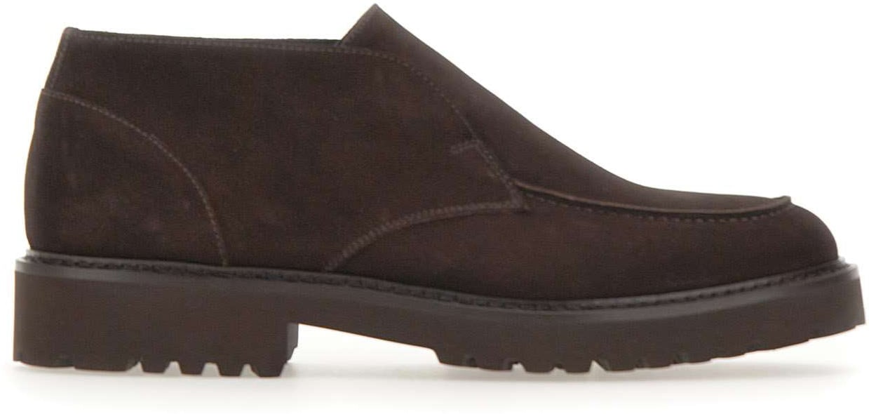 Doucal's Flat Shoes Brown Bruin