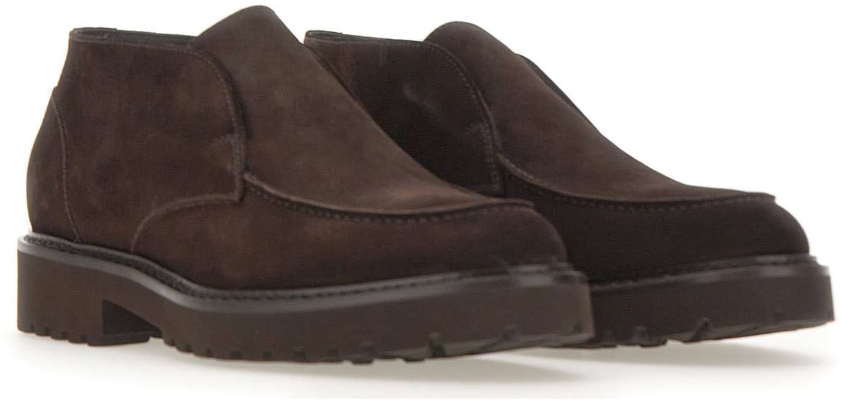 Doucal's Flat Shoes Brown Bruin
