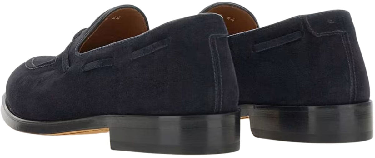 Doucal's Flat Shoes Blue Blauw