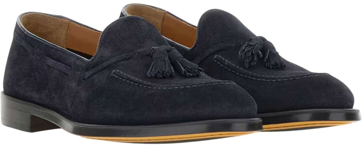 Doucal's Flat Shoes Blue Blauw