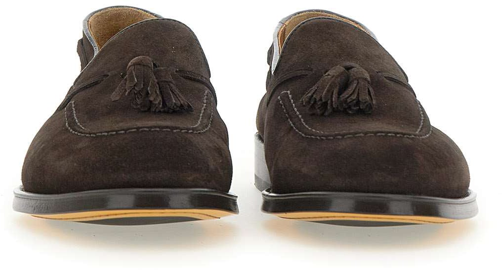 Doucal's Flat Shoes Brown Bruin