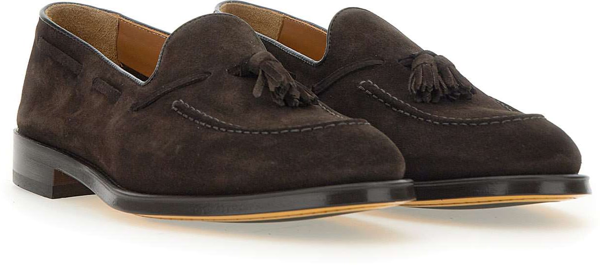 Doucal's Flat Shoes Brown Bruin