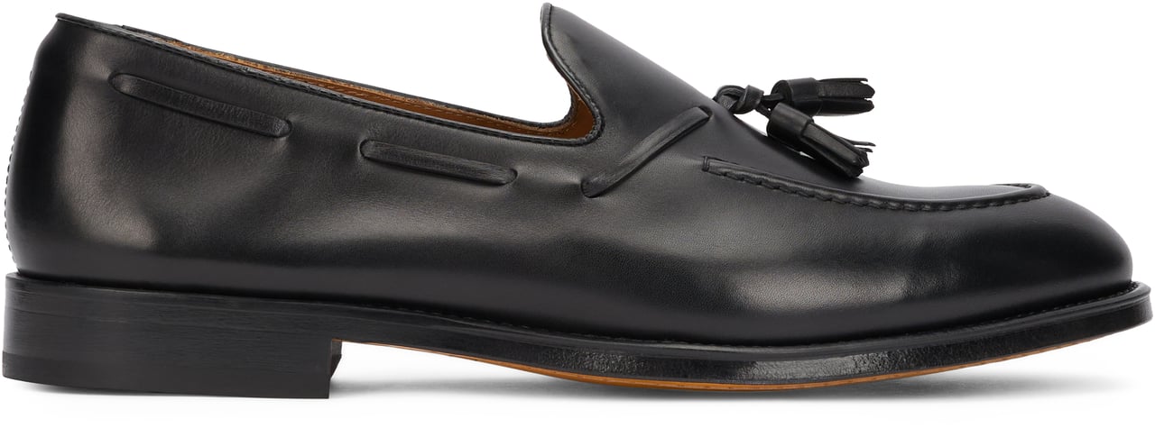 Doucal's Leather loafer Zwart