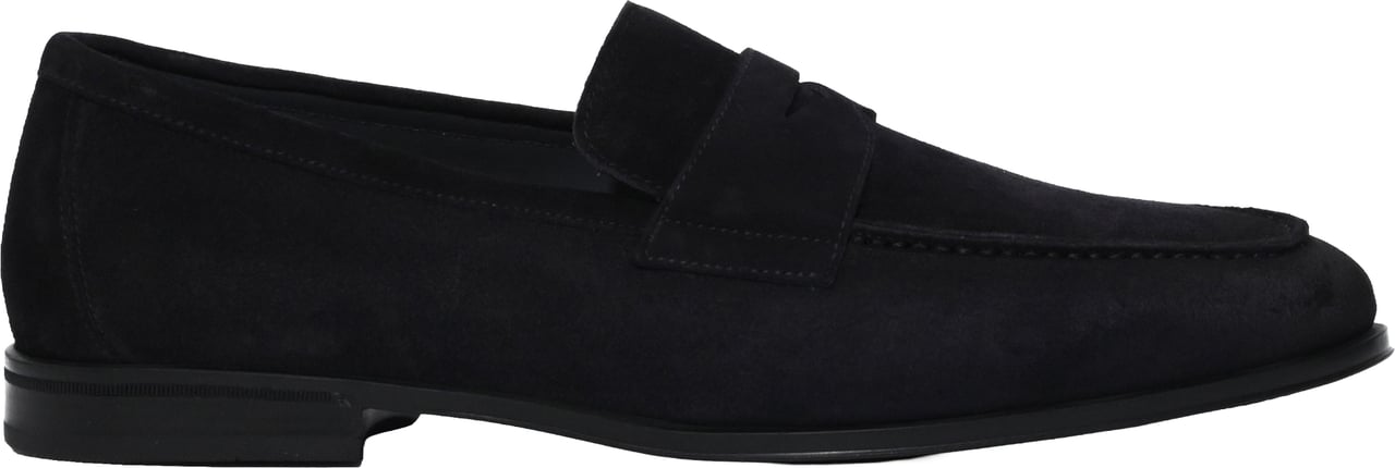 Doucal's Flat Shoes Blufdo Nero Zwart