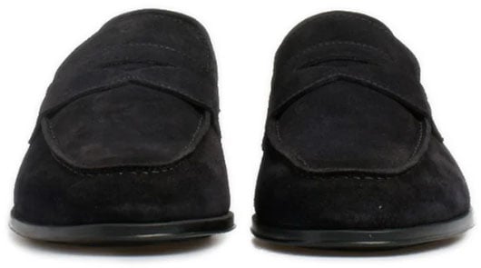 Doucal's Flat Shoes Blue Navy