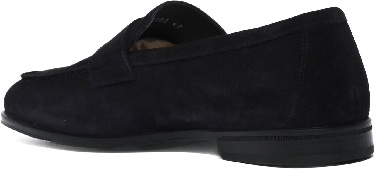 Doucal's Flat Shoes Blufdo Nero Zwart