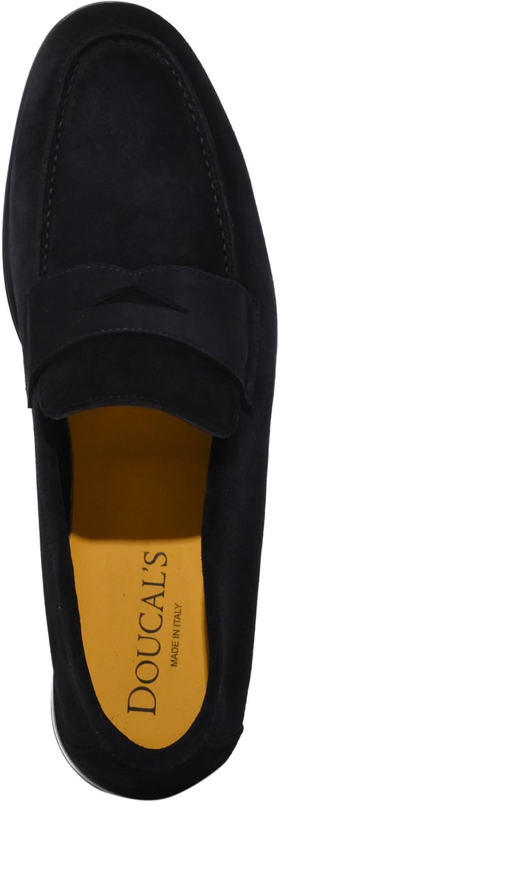 Doucal's Flat Shoes Blufdo Nero Zwart