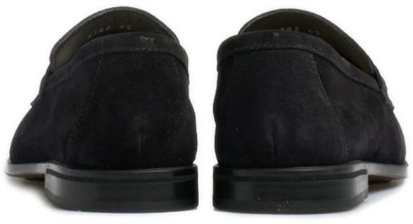 Doucal's Flat Shoes Blue Navy