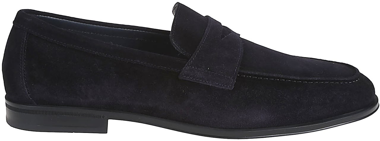 Doucal's Penny Adler Loafers Blue Blauw