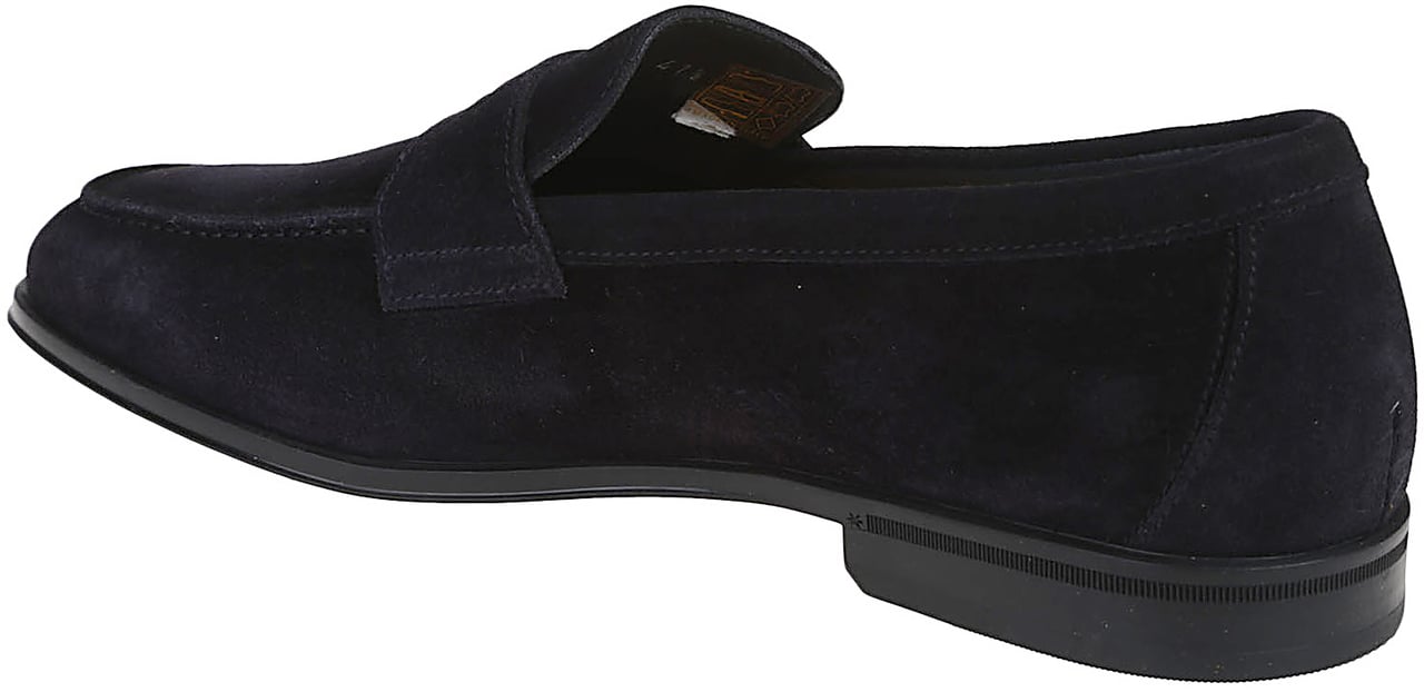 Doucal's Penny Adler Loafers Blue Blauw