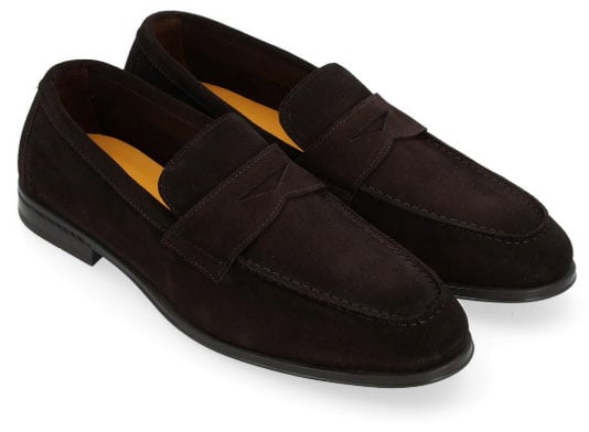 Doucal's Flat Shoes Brown Bruin